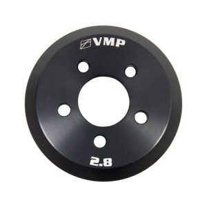 Ford Mustang Supercharger Pulley - VMP Performance - 2.8in 6 Rib Pulley - Black - `11-`27